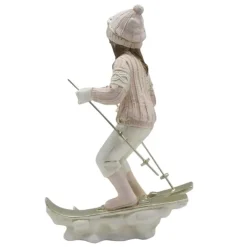 Decoratie meisje op ski’s