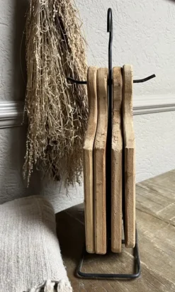 Decoratie metalen houder met 4 planken 40*18*10