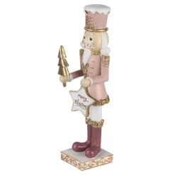 Decoratie notenkraker roze ster