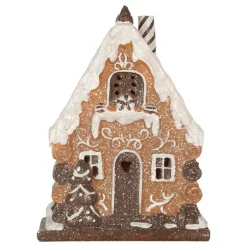 Decoratie peperkoekhuisje LED 15*8*19