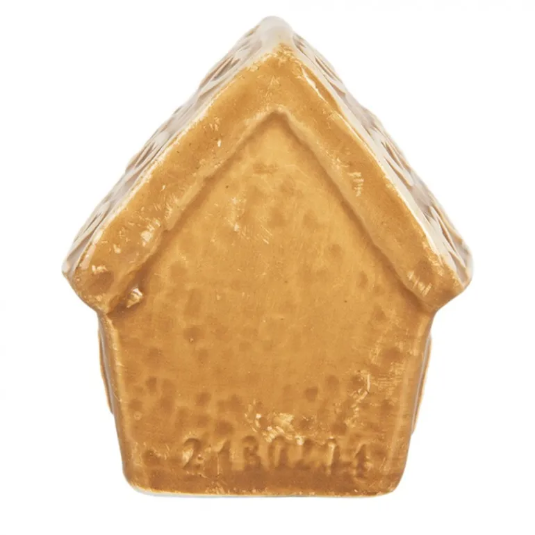 Decoratie peperkoekhuisje kaarthouder 5*4*6