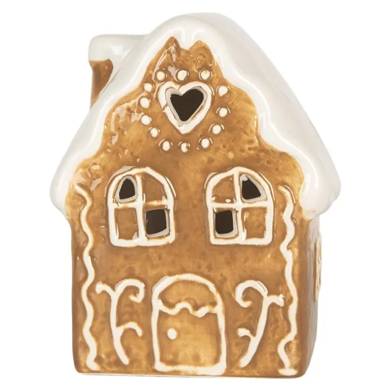 Decoratie peperkoekhuisje LED 8*6*11