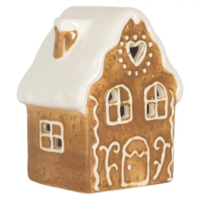 Decoratie peperkoekhuisje LED 8*6*11