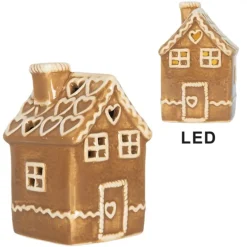 Decoratie peperkoekhuisje LED 7*7*11