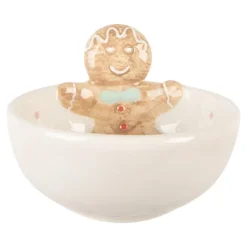 Decoratie schaal/kom gingerbread man 13*9