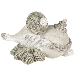 Decoratie vogeltje met kerstbal