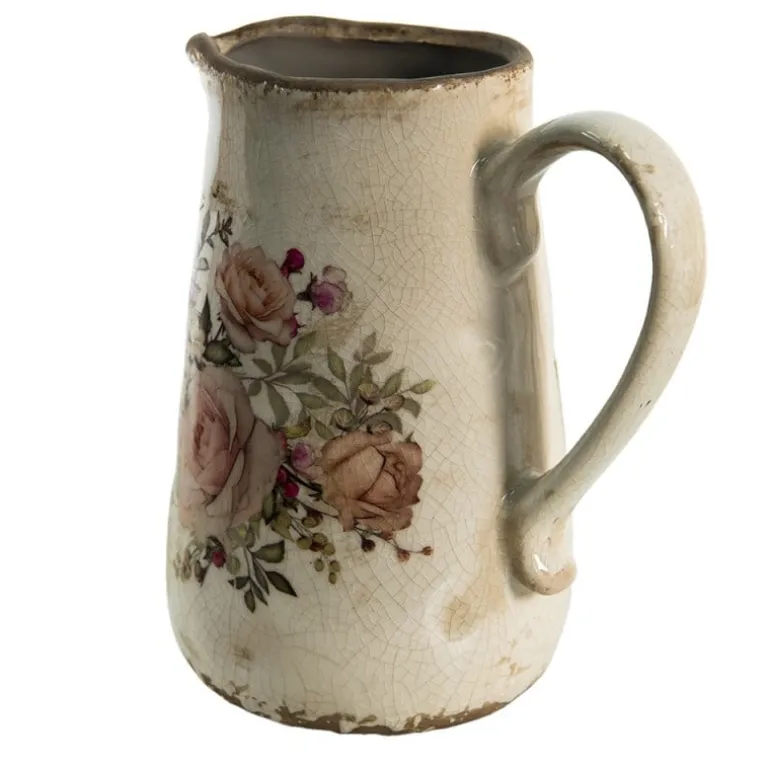 Decoratieve schenkkan rozen