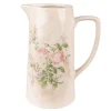 Decoratieve schenkkan/vaas rozen 21*15*25