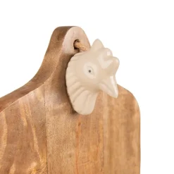 Decoratieve snijplank met kip (S)