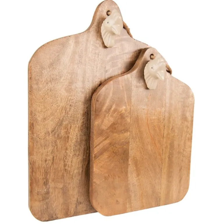 Decoratieve snijplank met kip (S)