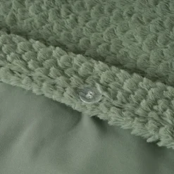 Dekbedovertrek Fur Teddy groen 140*200/220