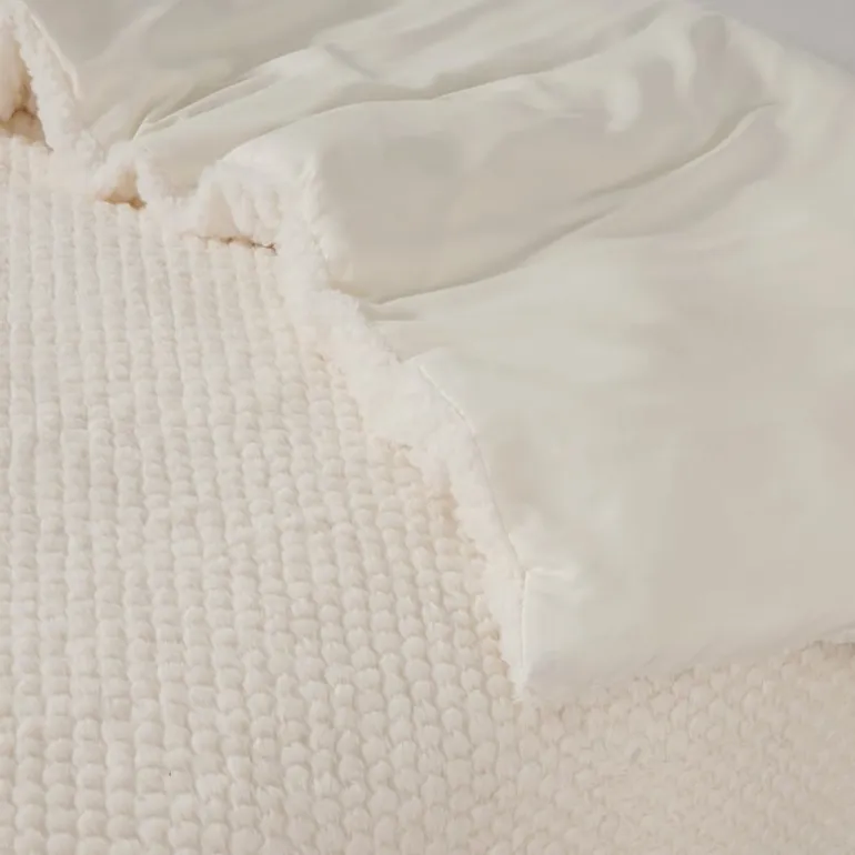 Dekbedovertrek Fur Teddy beige 240*200/220