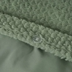 Dekbedovertrek Fur Teddy groen 200*200/220