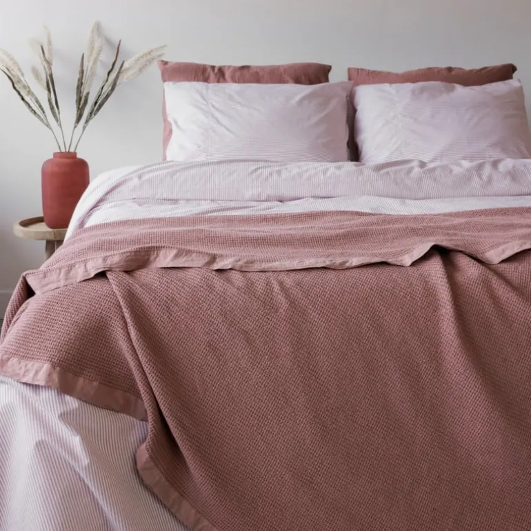 Dekbedovertrek Newport Stripe Rosewood 240*220
