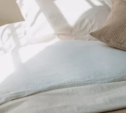 Dekbedovertrek Newport Stripe zand/beige 240*220