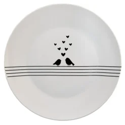 Diner bord Love Birds 26*2