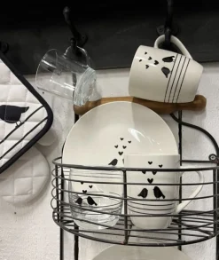 Diner bord Love Birds 26*2