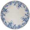 Dinerbord blauwe bloemetjes 26*2