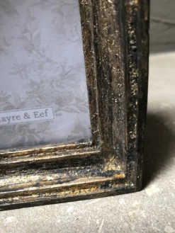 Duo fotolijst 2x 6*9 zwart/goud