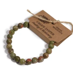 Edelsteen armband Groene Jaspis