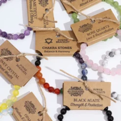 Edelsteen armband Zwarte Agaat