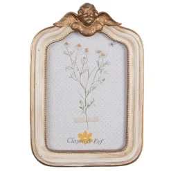 Fotolijst beige met engeltje 10*15