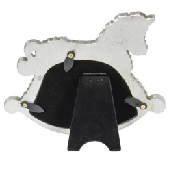 Fotolijst hobbelpaard oudzilverkleur 10*6