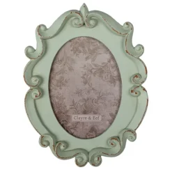 Fotolijst ovaal groen 12*16