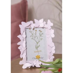 Fotolijst vlinders roze 10*15