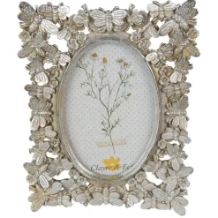 Fotolijst vlinders zilverkleur 10*15