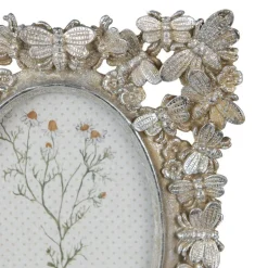 Fotolijst vlinders zilverkleur 10*15