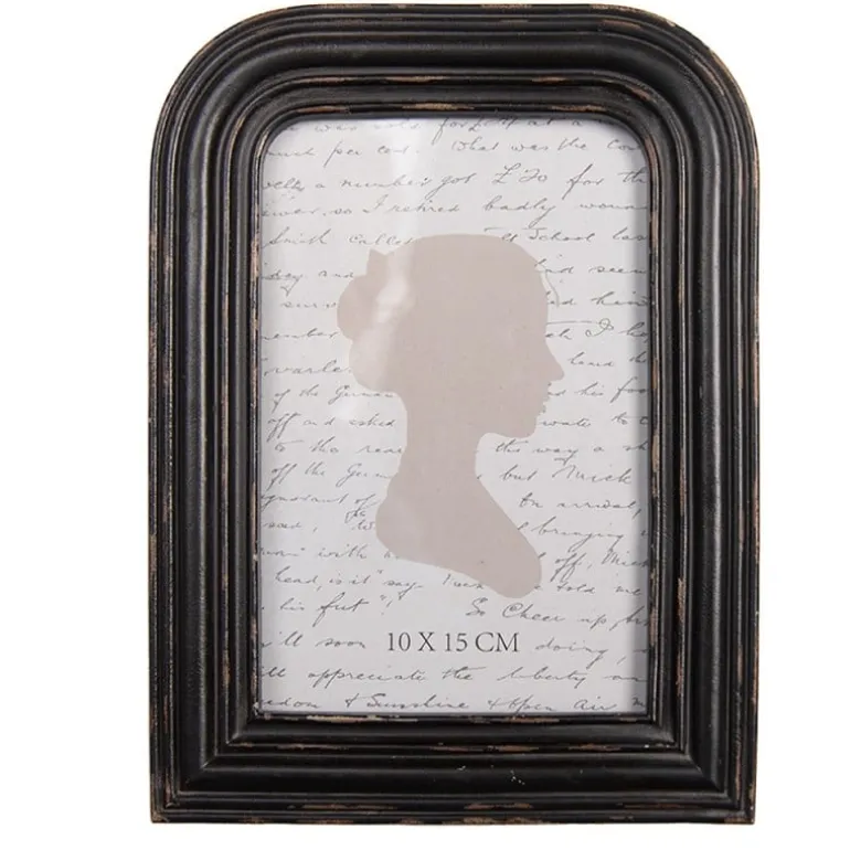 Fotolijst zwart oudgemaakt 10*15