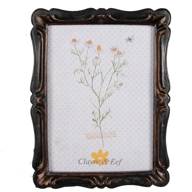 Fotolijst zwart/bronskleur 13*18