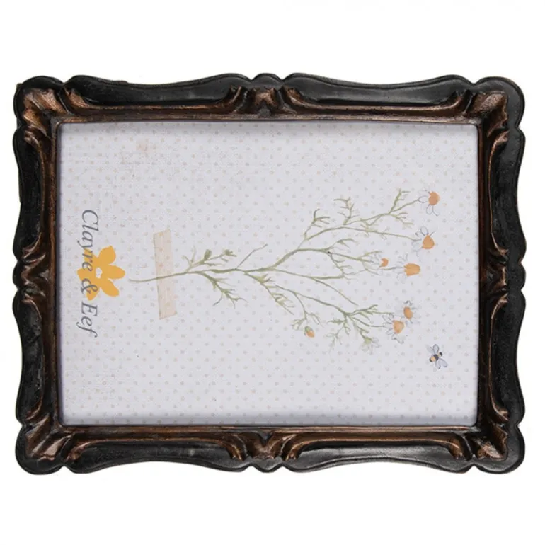 Fotolijst zwart/bronskleur 13*18