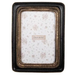 Fotolijst zwart/goud 10*15