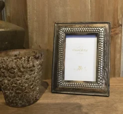 Fotolijstje antiek zilver 7*9