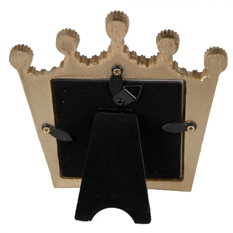 Fotolijstje Kroon goudkleur 7*7