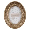 Fotolijstje ovaal mat goudkleur 6*9