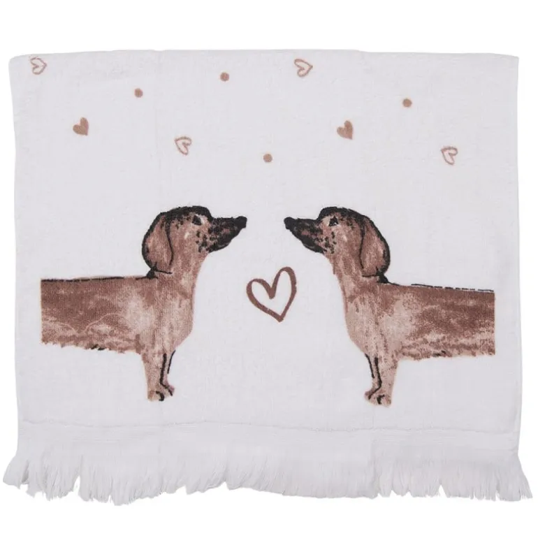 Gastendoekje Dachshund Love model 2