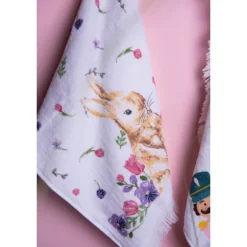 Gastendoekje Happy Bunny