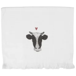 Gastendoekje koe rood hartje