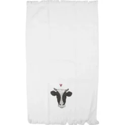 Gastendoekje koe rood hartje