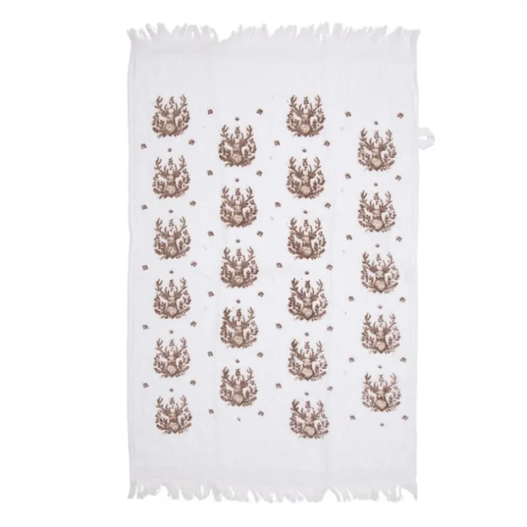 Gastendoekjes met hertjes motief