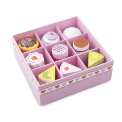 Gebakjes speelset assortiment in geschenkdoos