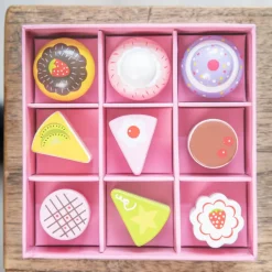Gebakjes speelset assortiment in geschenkdoos