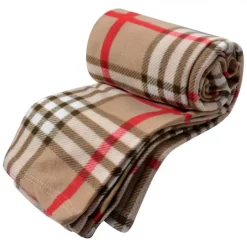Geruite plaid beige 180*200