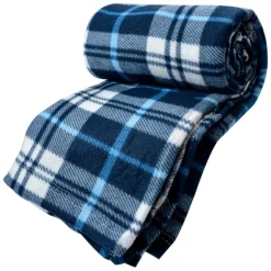 Geruite plaid blauw 180*200