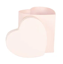 Geschenkdoos hartvorm roze 10*10*10