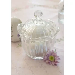 Glazen voorraadpot / bonboniere 15*18 leeg of gevuld