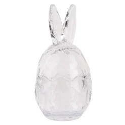 Glazen voorraadpot Ei met oren 9*17 leeg of gevuld